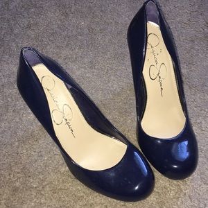 Navy Blue Heels